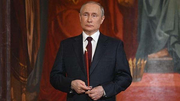 Путин посетит пасхальное богослужение в храме Христа Спасителя<br />
