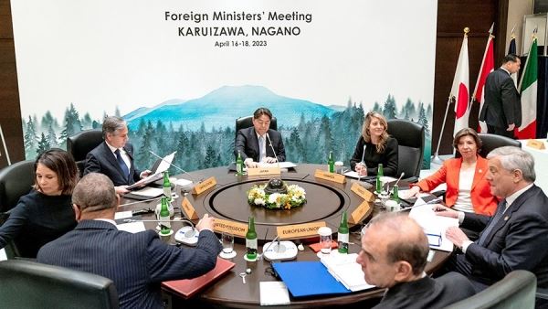 Главы МИД стран G7 договорились о сохранении антироссийских санкций<br />

